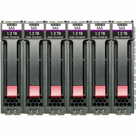 HPE STORAGE MSA 7.2TB SAS 10K SFF 6pk HDD R0P85A